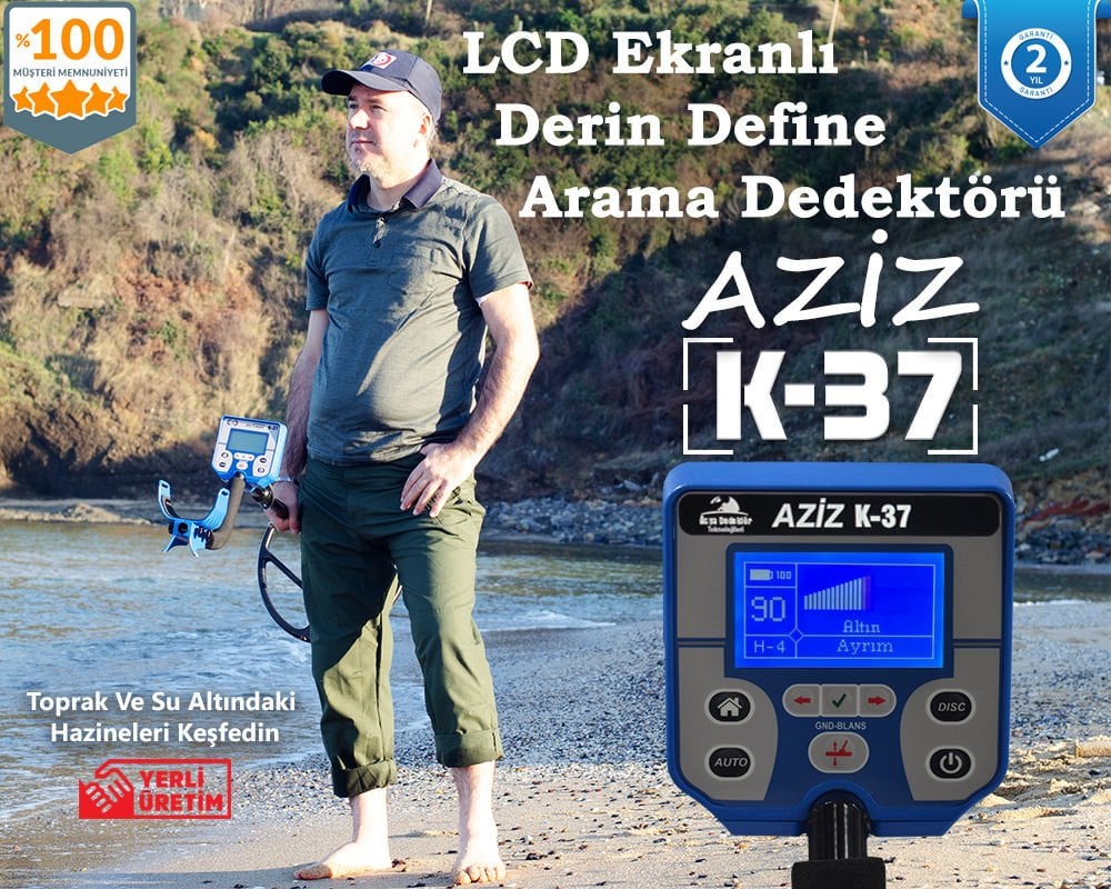AZİZ K-37 ALTIN DEFİNE DEDEKTÖR KAYA DEDEKTÖR 0543 596 49 73       img