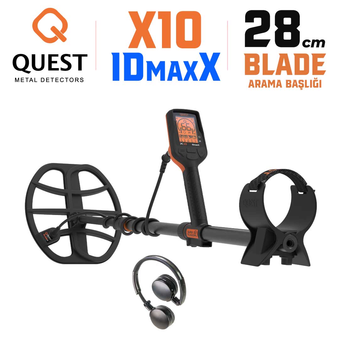 QUEST X10 IDmaxX DEDEKTÖR + KULAKLIK (AVANTAJLI PAKET) KAYA DEDEKTÖR ...